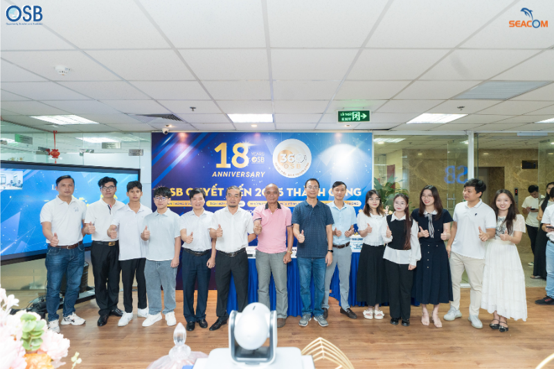 Seacom tự hào đồng hành vững bước cùng Tập đoàn OSB