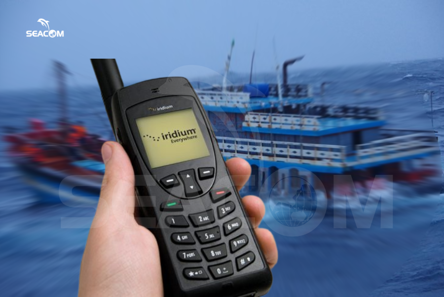 Iridium 9555 - Giải pháp liên lạc vệ tinh mùa mưa bão trên biển
