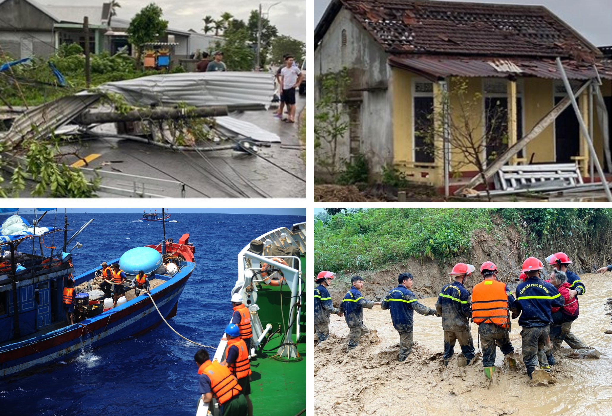 Thiệt hại nghiêm trọng sau bão