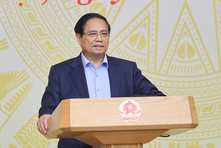 Thủ tướng chủ trì phiên họp 14 Ban Chỉ đạo chống khai thác hải sản bất hợp pháp - Ảnh: VGP/Nhật Bắc