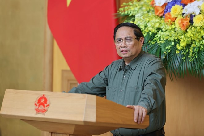 Thủ tướng chỉ đạo siết chặt kiểm soát tàu cá  Ảnh: VGP/Nhật Bắc